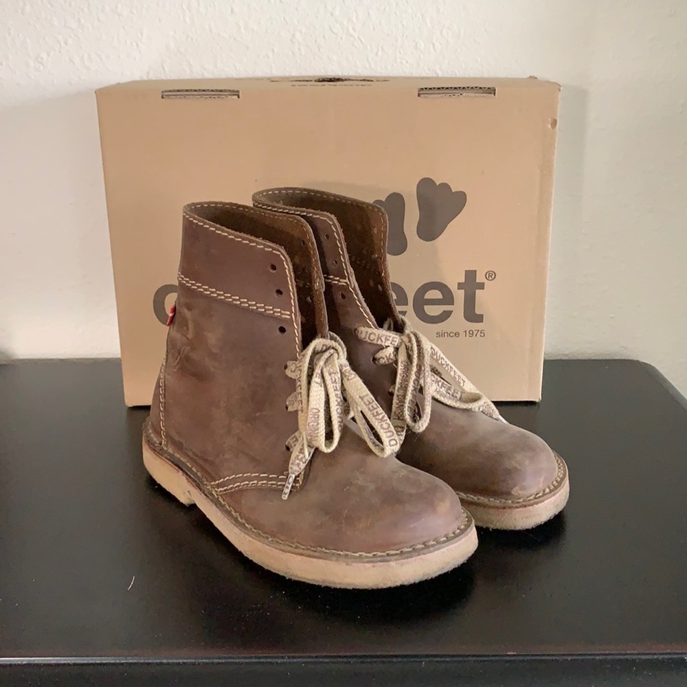 Duckfeet Faborg Size 39 Cocoa Brown Leather Boots